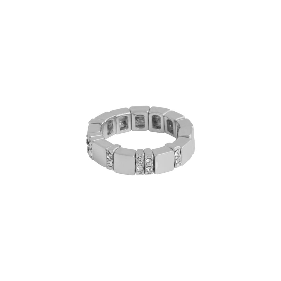 Snö of Sweden - Brick Small Elastic Crystal Ring