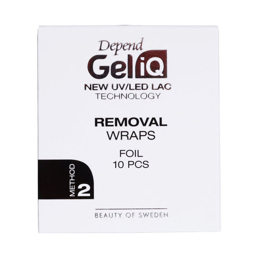 Depend - Gel IQ Removal Wraps Foil 10st