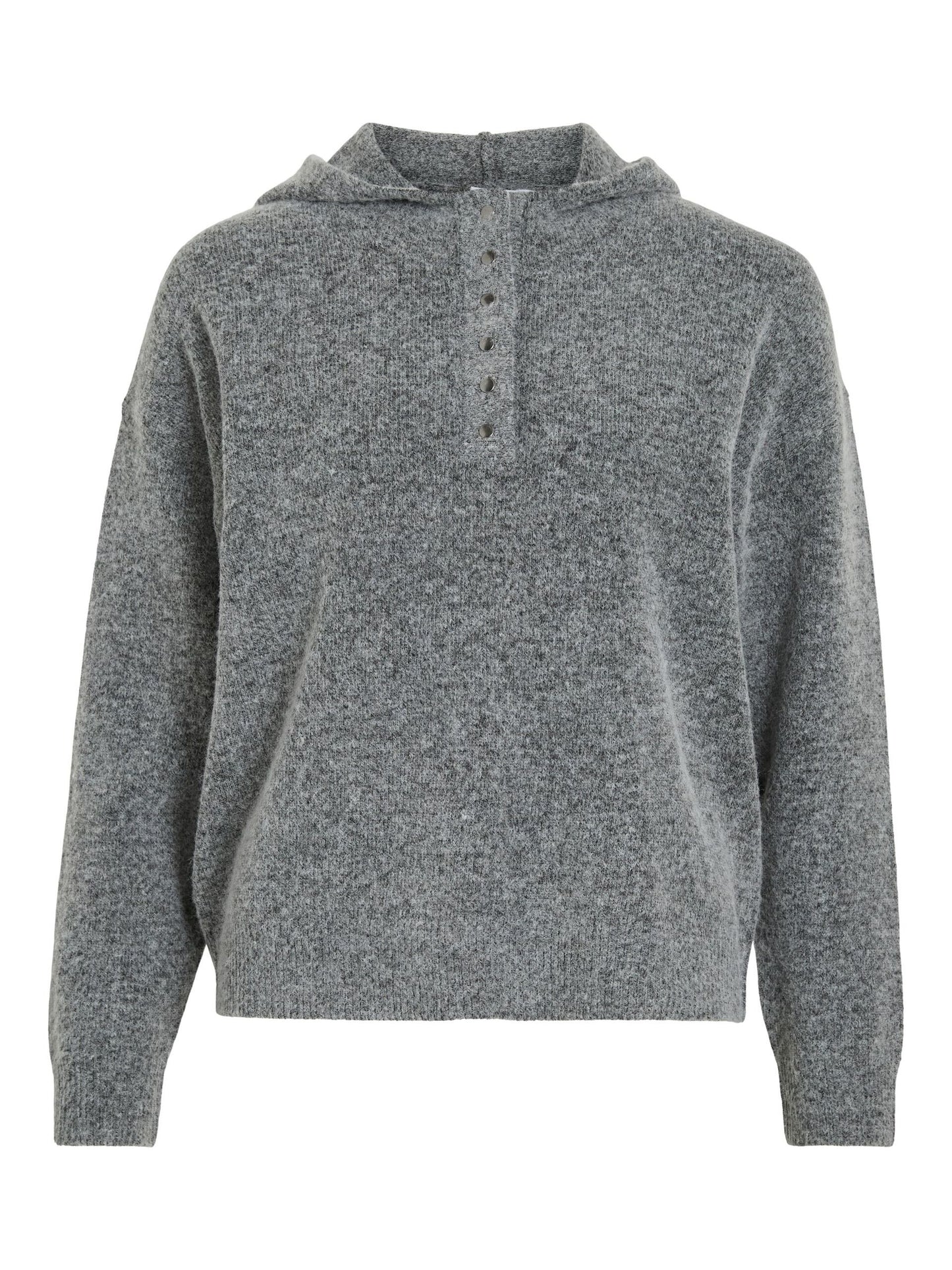 Vila - Vicasti Hoodie Button Knit Top