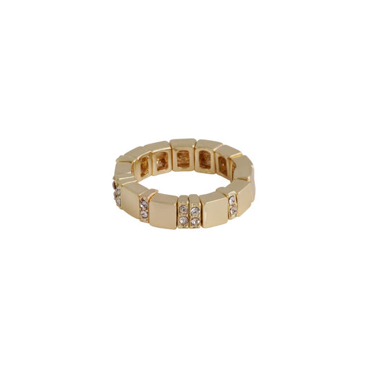 Snö of Sweden - Brick Small Elastic Crystal Ring