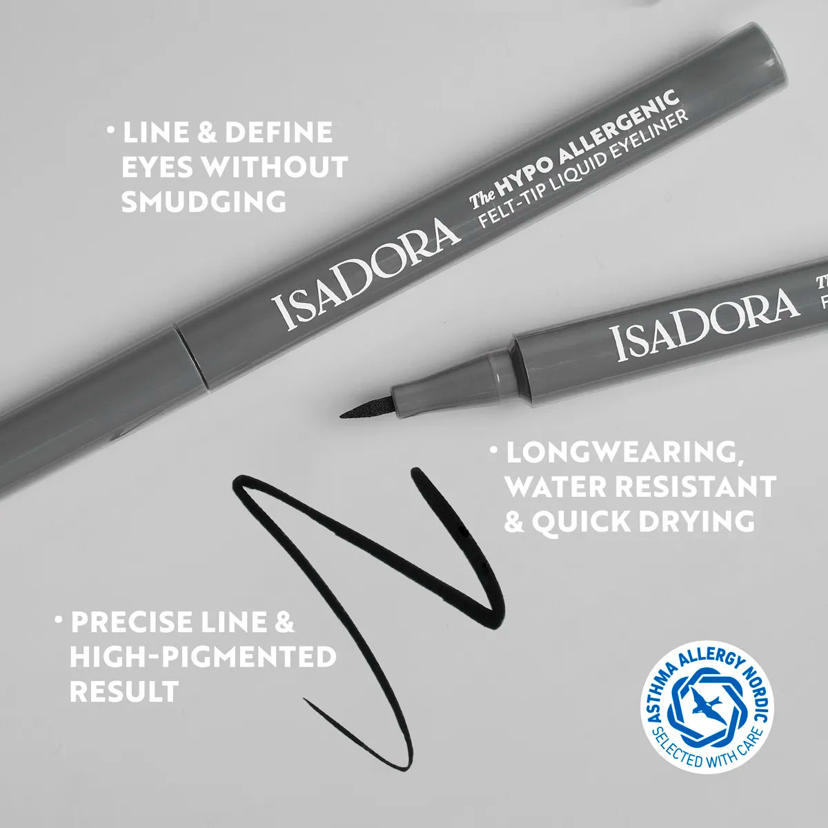Isadora - The Hypo Allergenic Felt-Tip Liquid Eyeliner