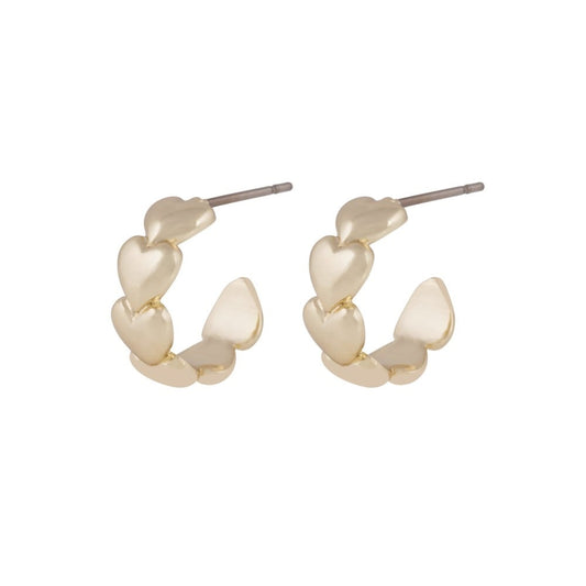 Snö of Sweden - Lovely Heart Pin Ear