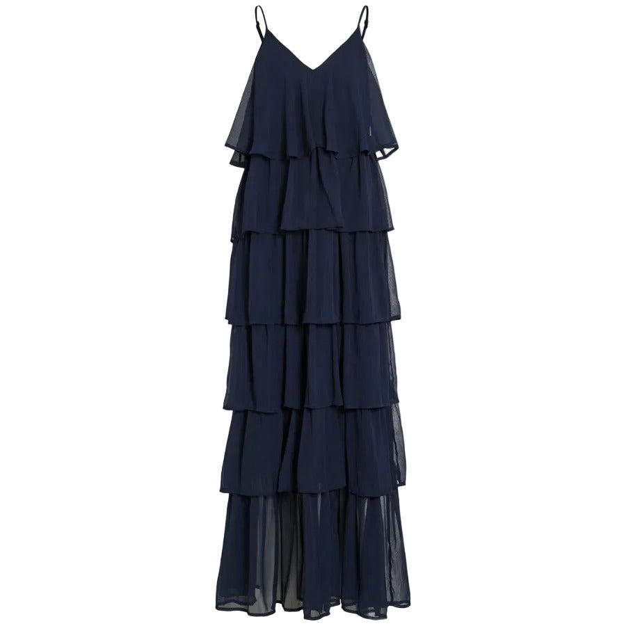 Vila - Viharley Ruffle Maxi Dress